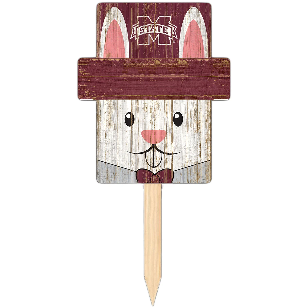 Mississippi State Bulldogs 16" x 19" Easter Bunny Yard Stake