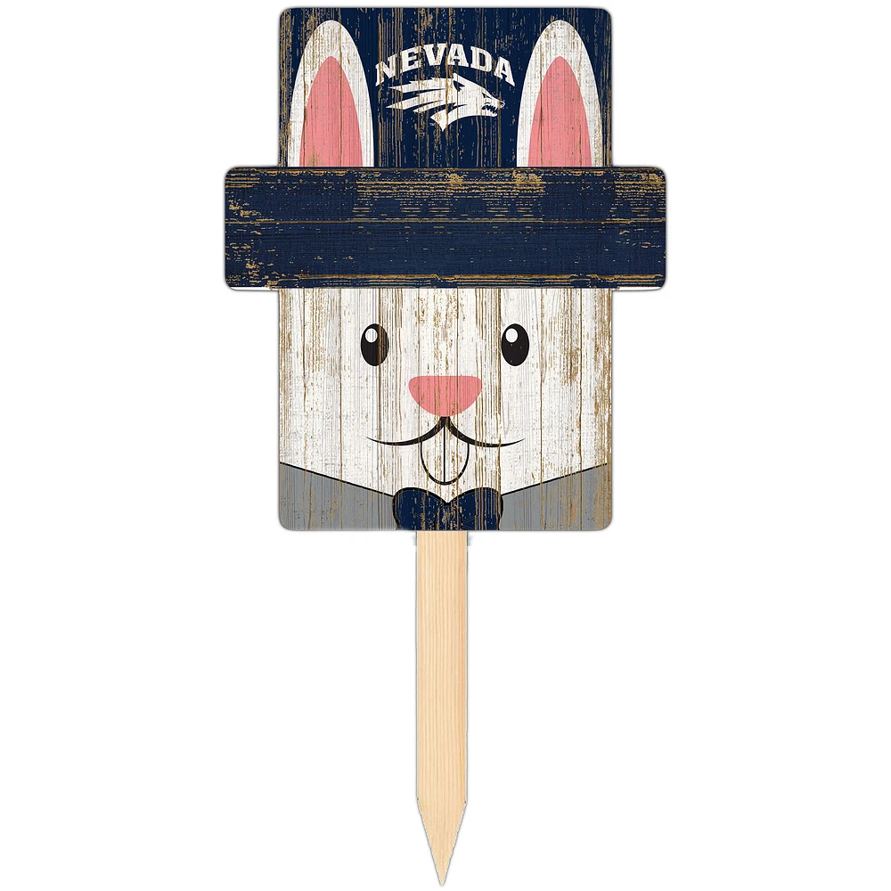 Nevada Wolf Pack 16" x 19" Easter Bunny Yard Stake