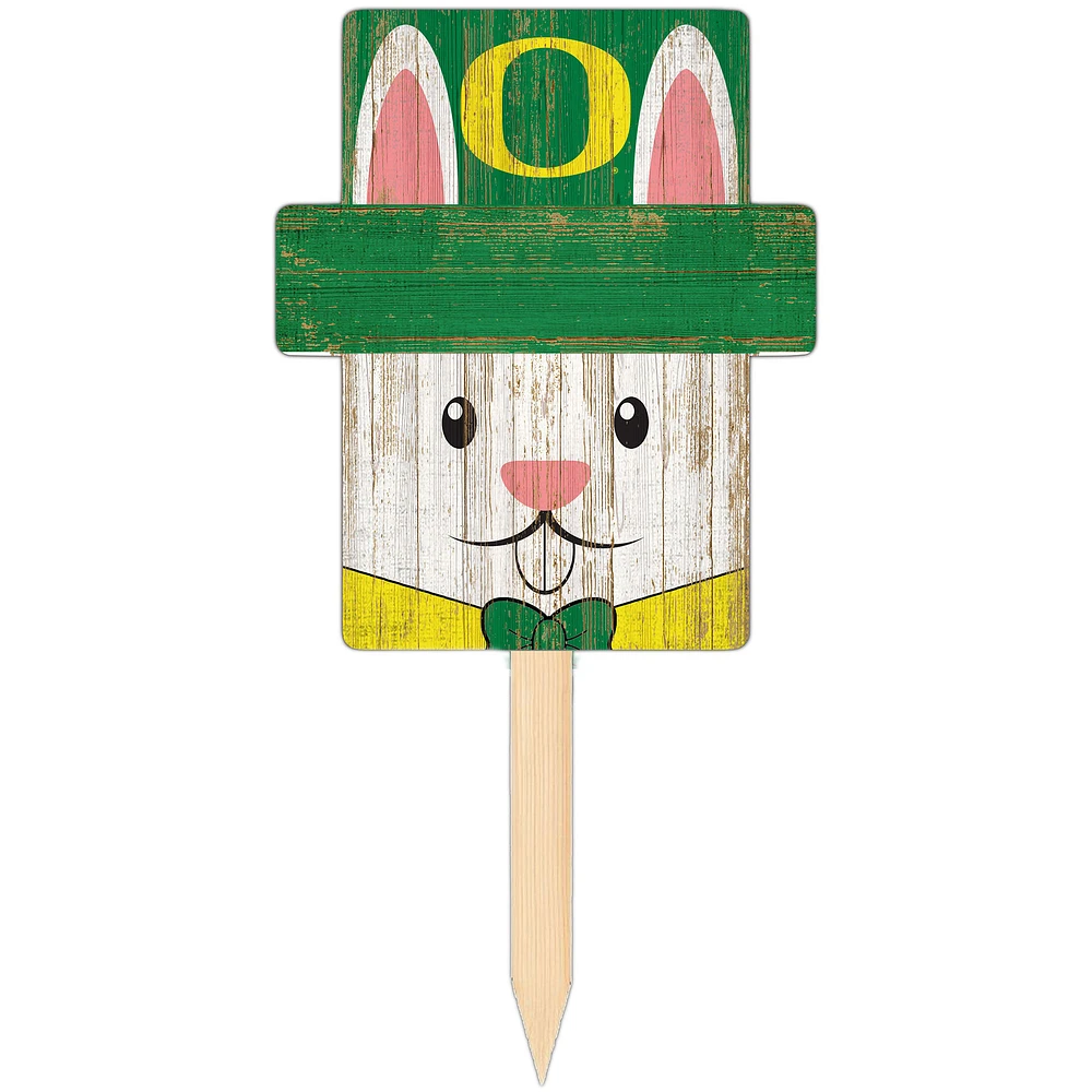 Oregon Ducks 16" x 19" Easter Bunny Yard Stake