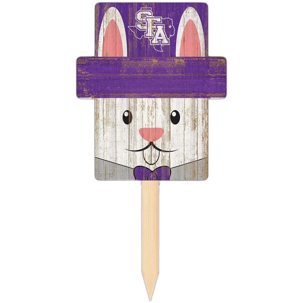 Stephen F Austin Lumberjacks 16" x 19" Easter Bunny Yard Stake