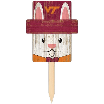 Virginia Tech Hokies 16" x 19" Easter Bunny Yard Stake
