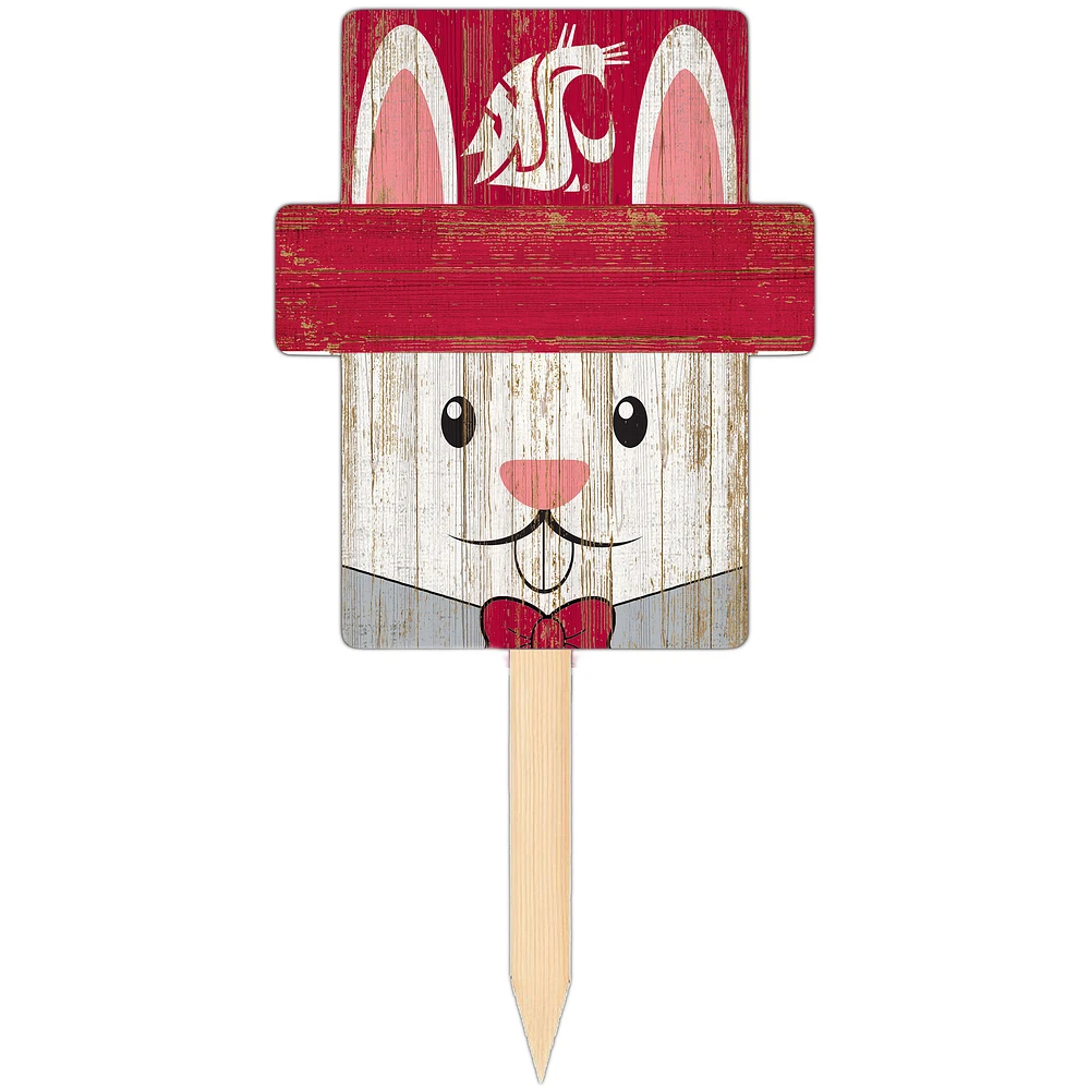 Washington State Cougars 16" x 19" Easter Bunny Yard Stake