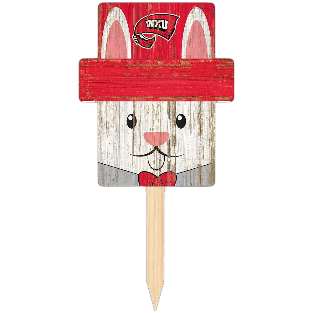 Western Kentucky Hilltoppers 16" x 19" Easter Bunny Yard Stake