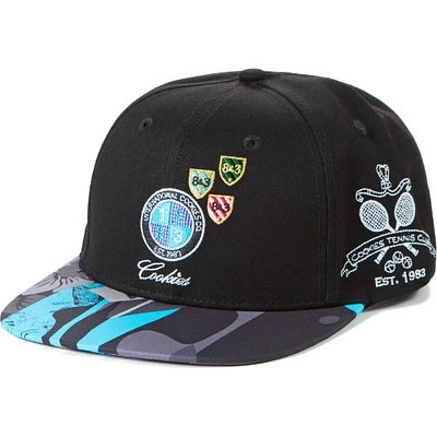Men's Cookies Clothing Black Corsica Snapback Hat