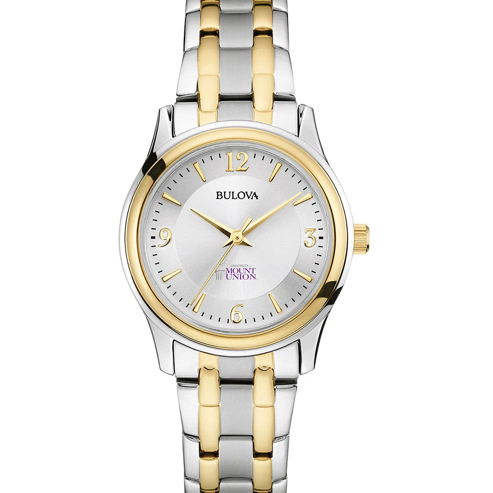 Women's Mount Union Purple Raiders Bulova Classic Two-Tone Round Watch
