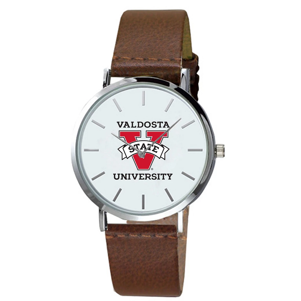 Men's Valdosta State Blazers Plexus Brown Leather Watch