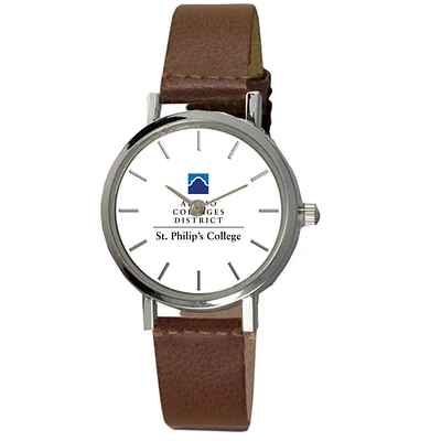 Women's SPC Tigers Plexus Brown Leather Watch