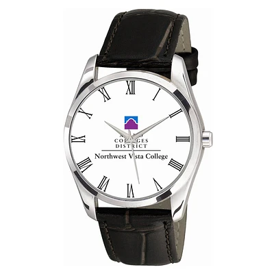 Women's NVC Wildcats Berkeley Black Leather Watch