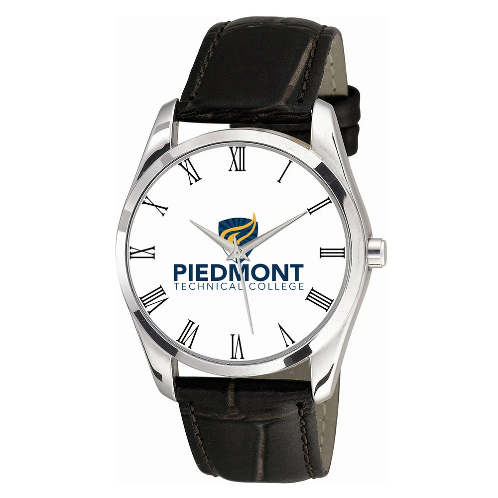 Women's Piedmont Technical College Berkeley Black Leather Watch