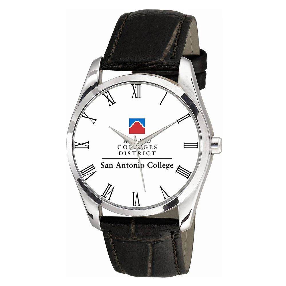 Women's SAC Armadillos Berkeley Black Leather Watch