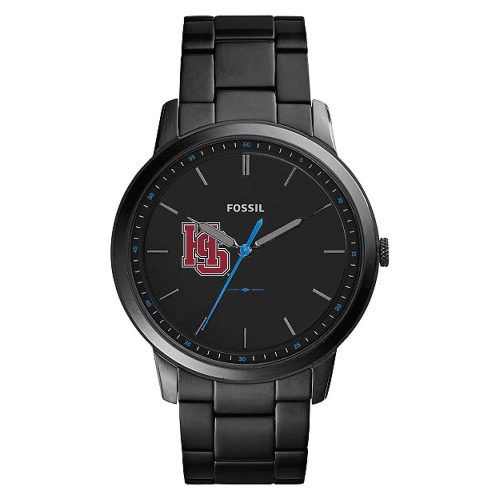 Men's Hampden-Sydney College Tigers Fossil Minimalist Slim Stainless Steel Watch