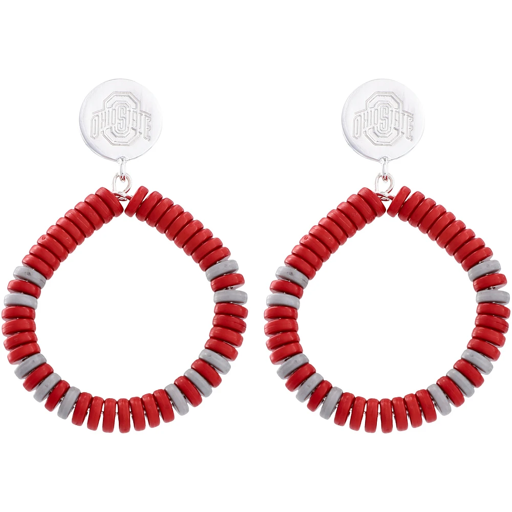 Ohio State Buckeyes Raya Earrings