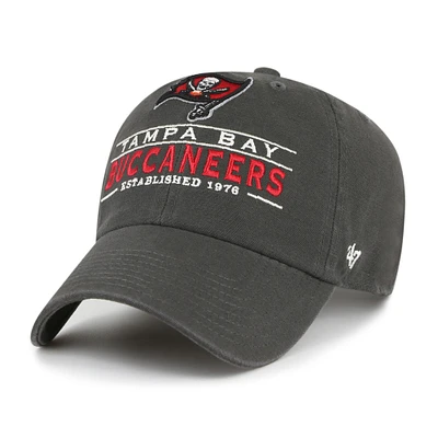 Men's '47 Pewter Tampa Bay Buccaneers Vernon Clean Up Adjustable Hat