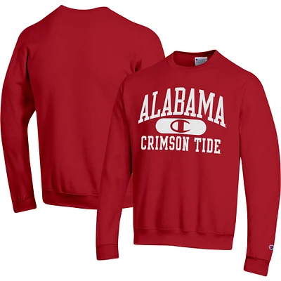 Men's Champion Crimson Alabama Tide Arch Pill Sweatshirt
