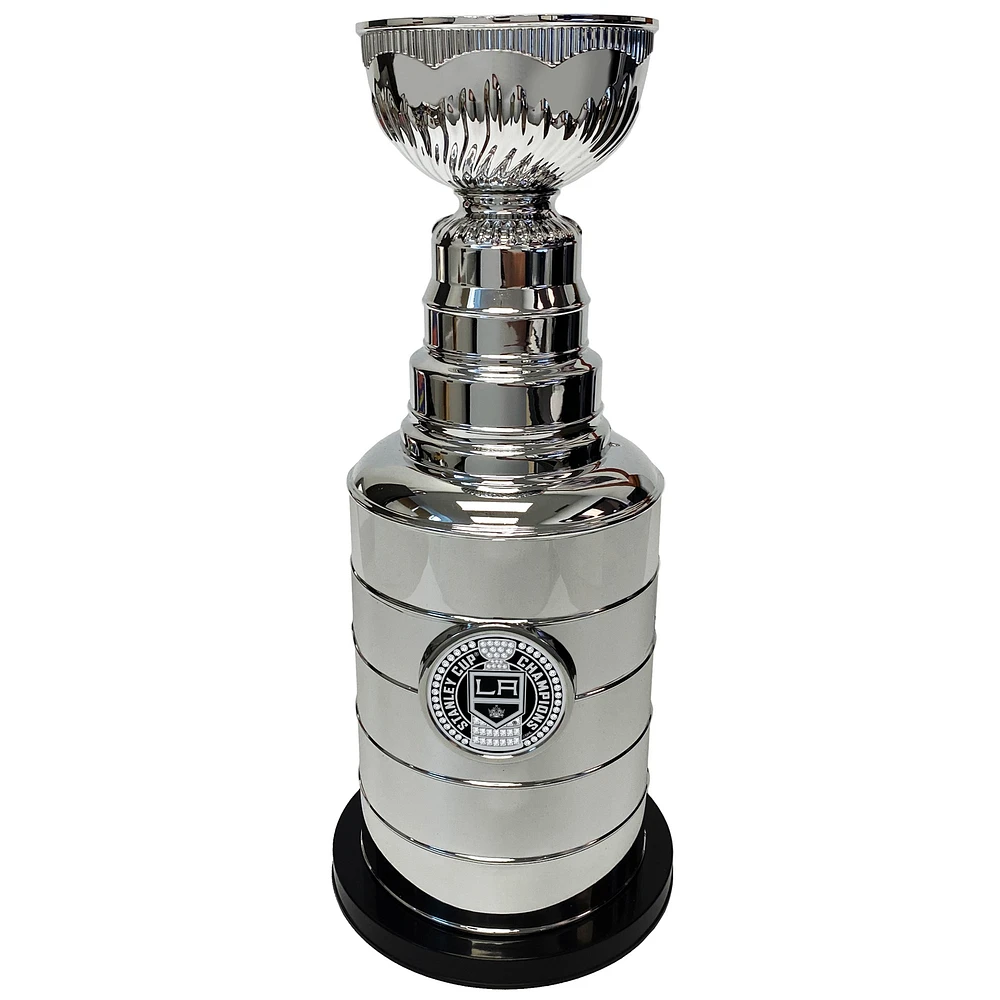 Silver Los Angeles Kings 14" Stanley Cup Coin Bank Replica Trophy