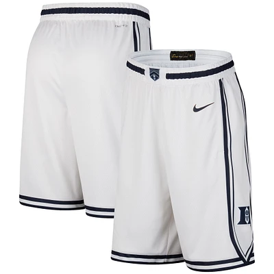 Men's Nike White Duke Blue Devils Limited Performance Shorts