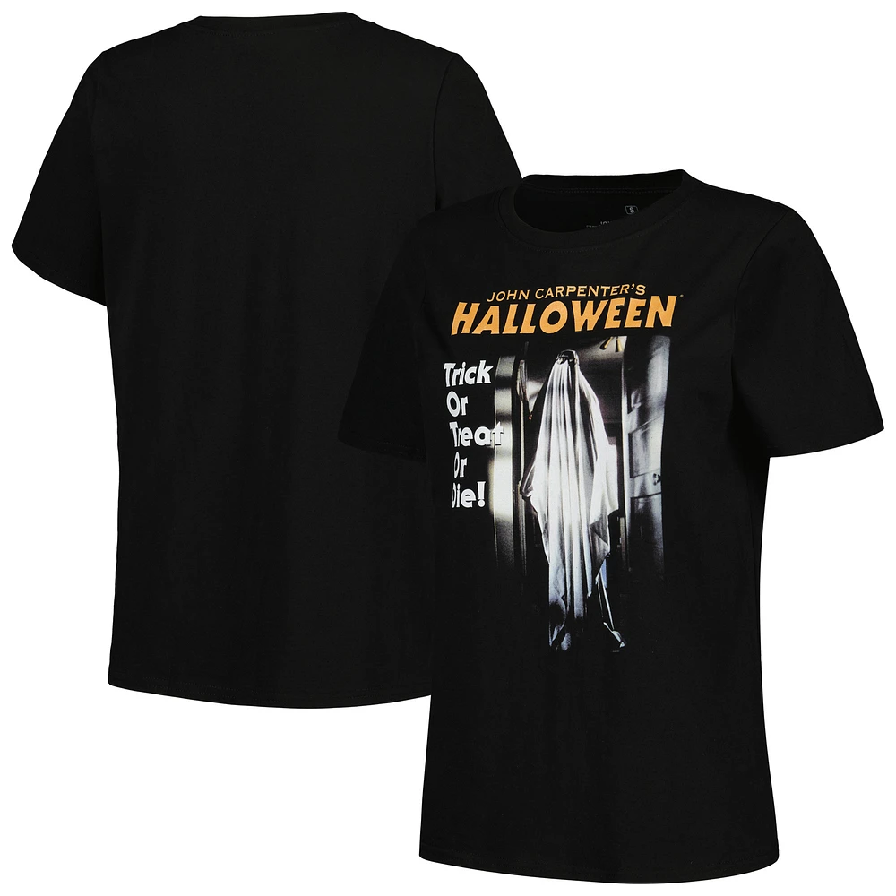 Women's Black Halloween Graphic T-Shirt