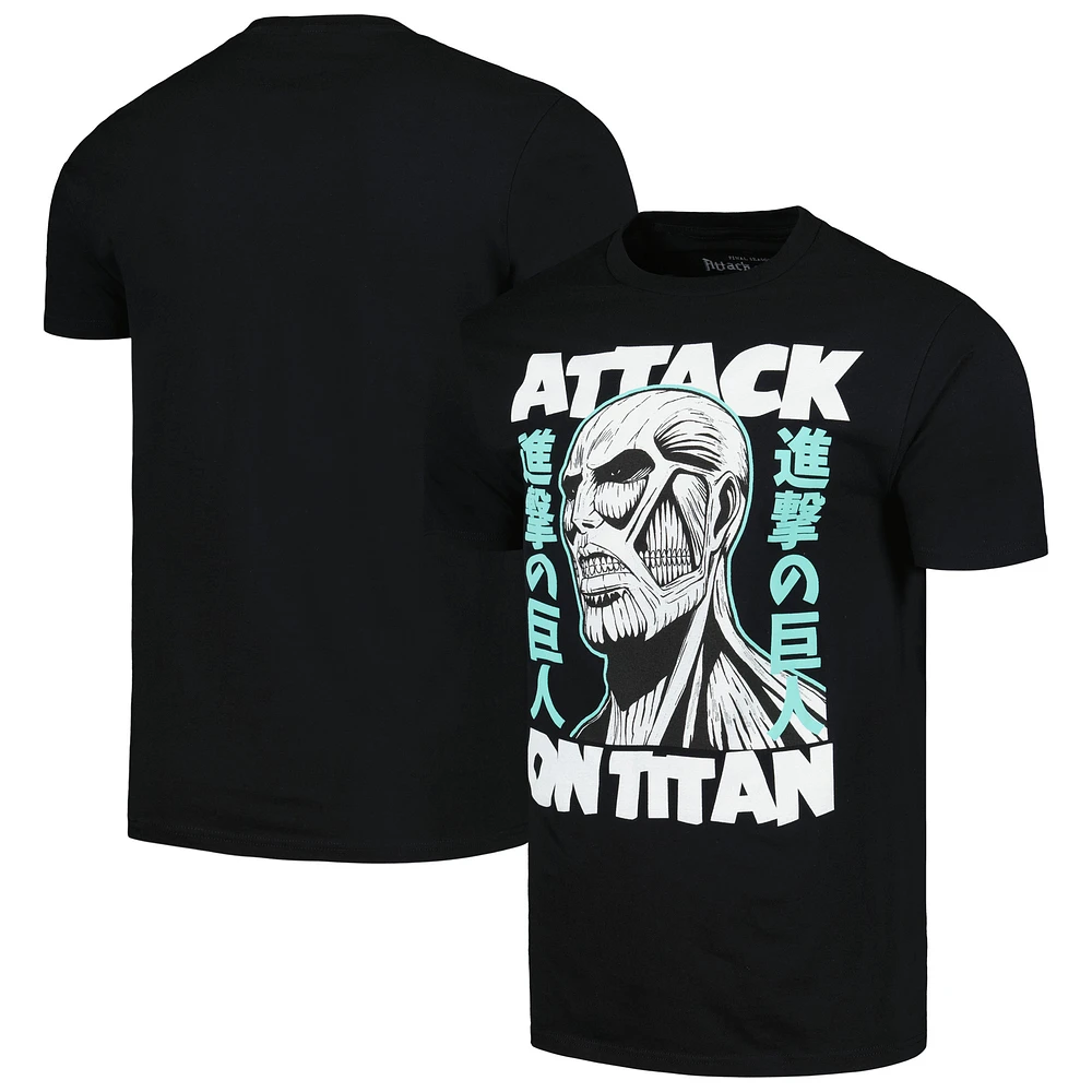 Men's Ripple Junction Black Attack on Titan Graphic T-Shirt
