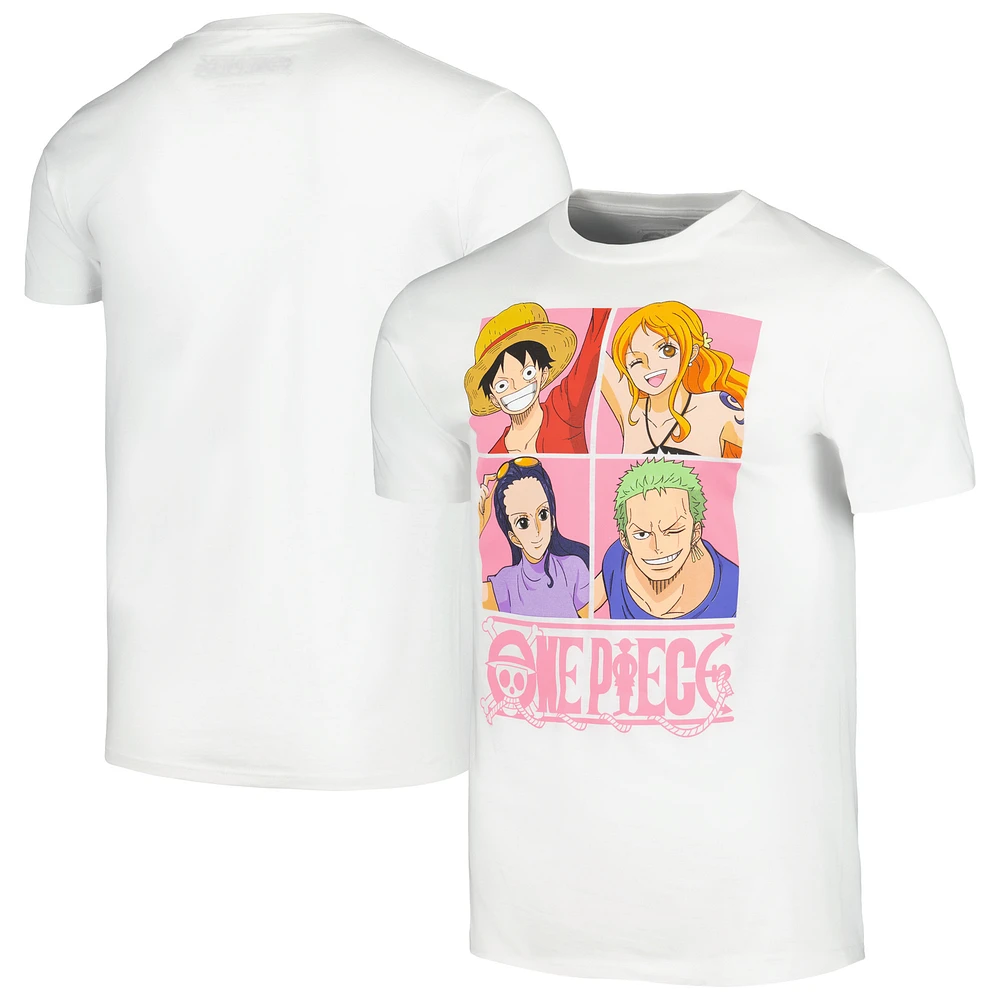 Men's White One Piece Graphic T-Shirt