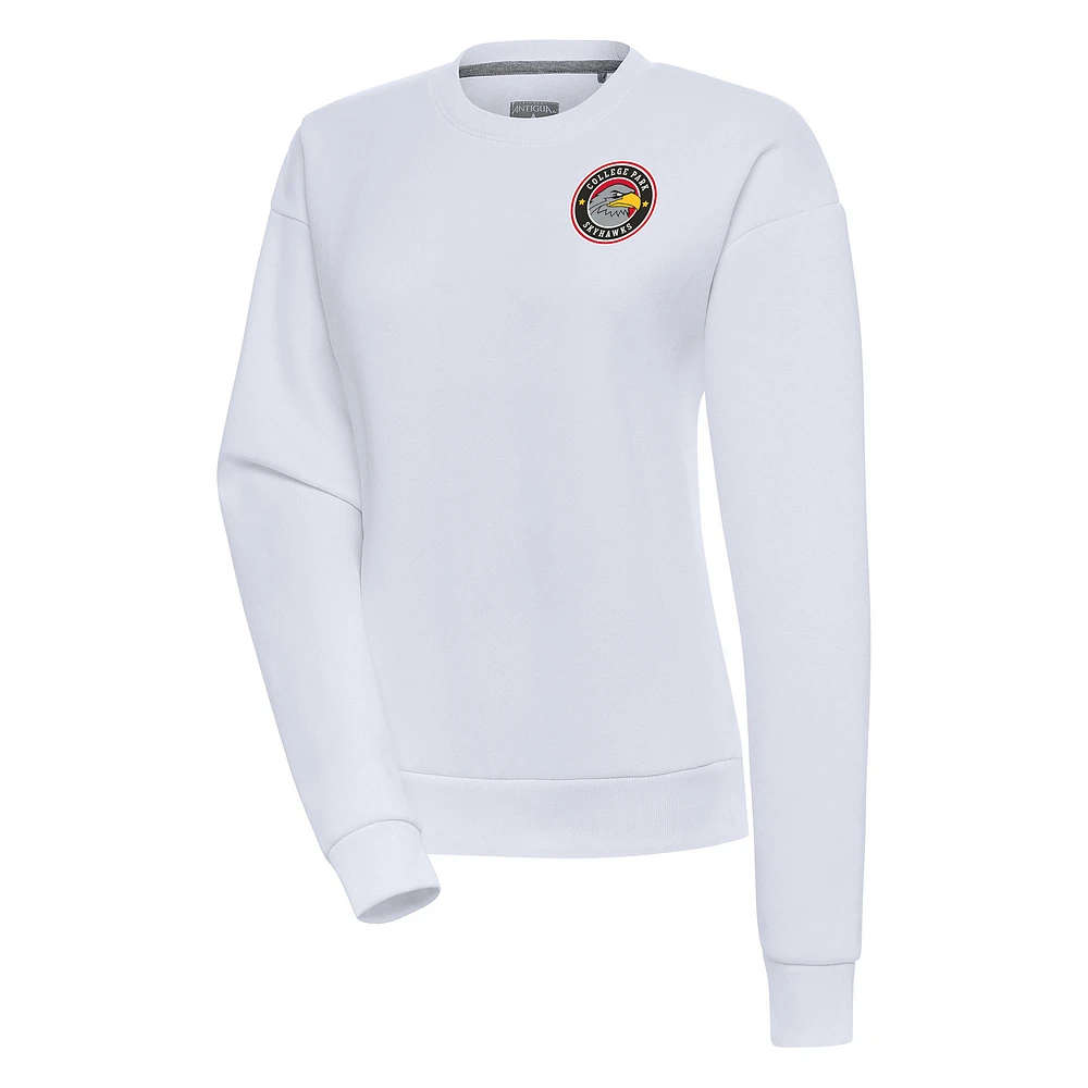 Women's Antigua College Park Skyhawks Victory Pullover Sweatshirt