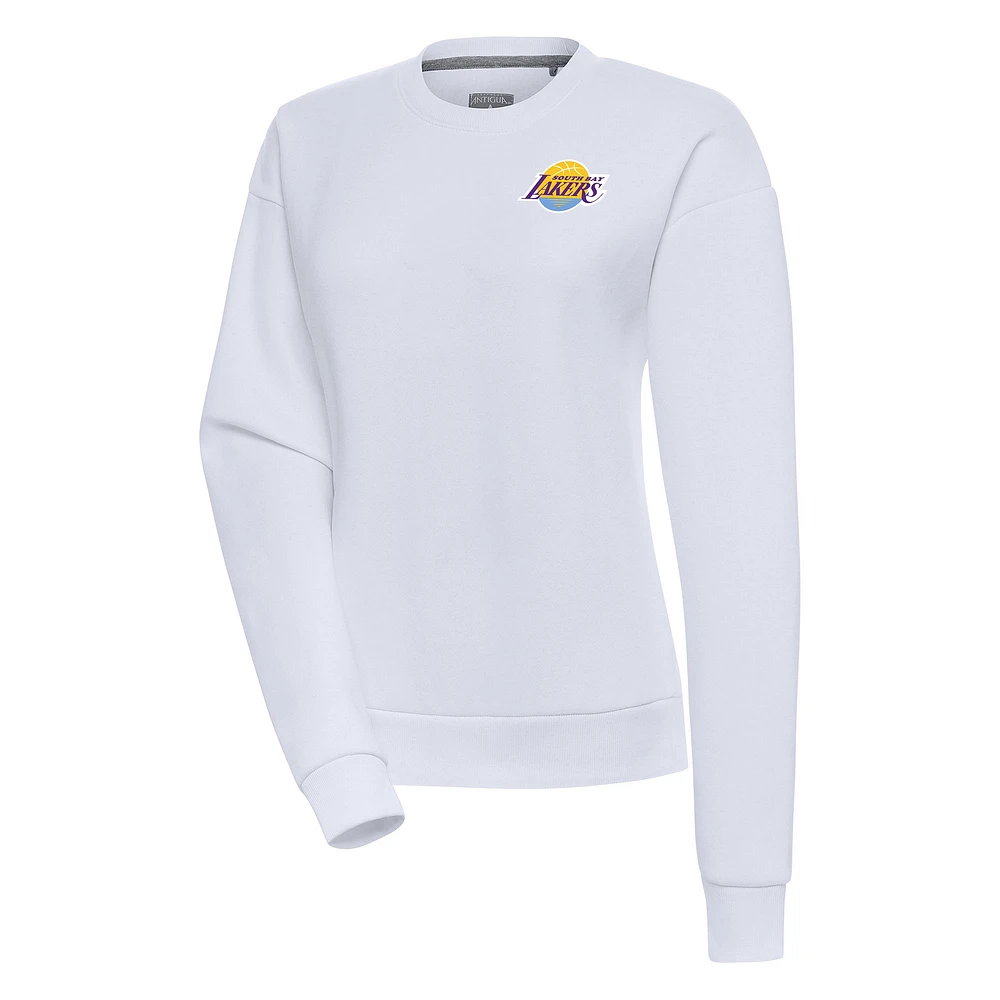Women's Antigua South Bay Lakers Victory Pullover Sweatshirt