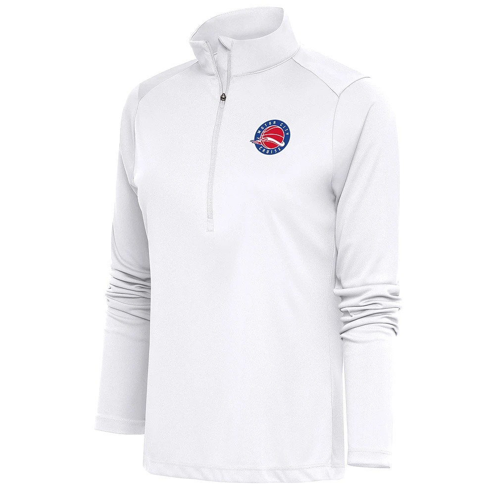 Women's Antigua Motor City Cruise Tribute Half-Zip Pullover Top