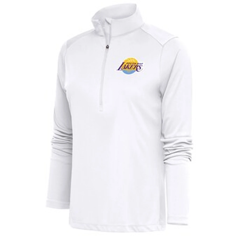 Women's Antigua South Bay Lakers Tribute Half-Zip Pullover Top