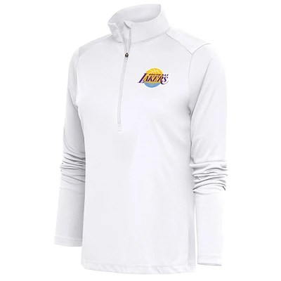 Women's Antigua South Bay Lakers Tribute Half-Zip Pullover Top