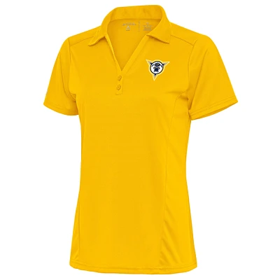 Women's Antigua Gold Fort Wayne Mad Ants Tribute Polo