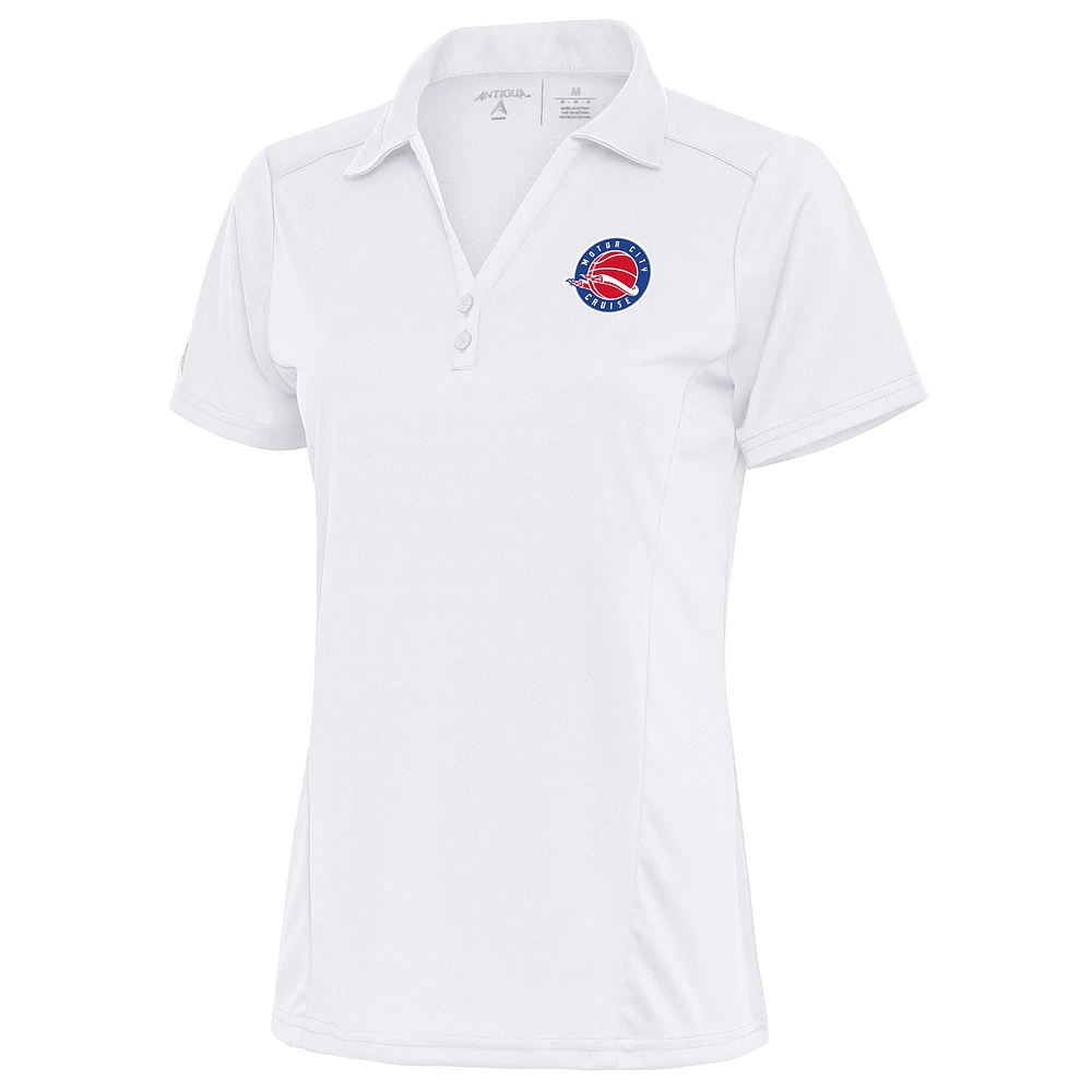 Women's Antigua Motor City Cruise Tribute Polo