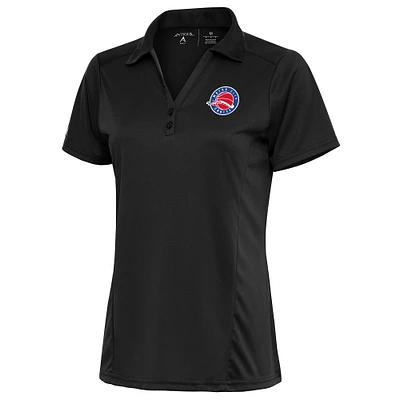Women's Antigua Charcoal Motor City Cruise Tribute Polo