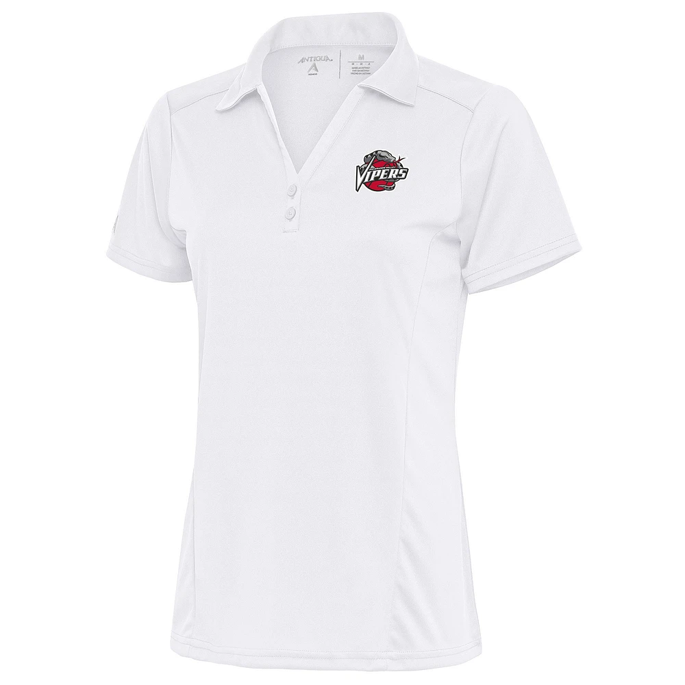 Women's Antigua White Rio Grande Valley Vipers Tribute Polo