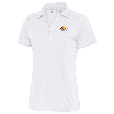 Women's Antigua White South Bay Lakers Tribute Polo