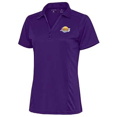 Women's Antigua Purple South Bay Lakers Tribute Polo