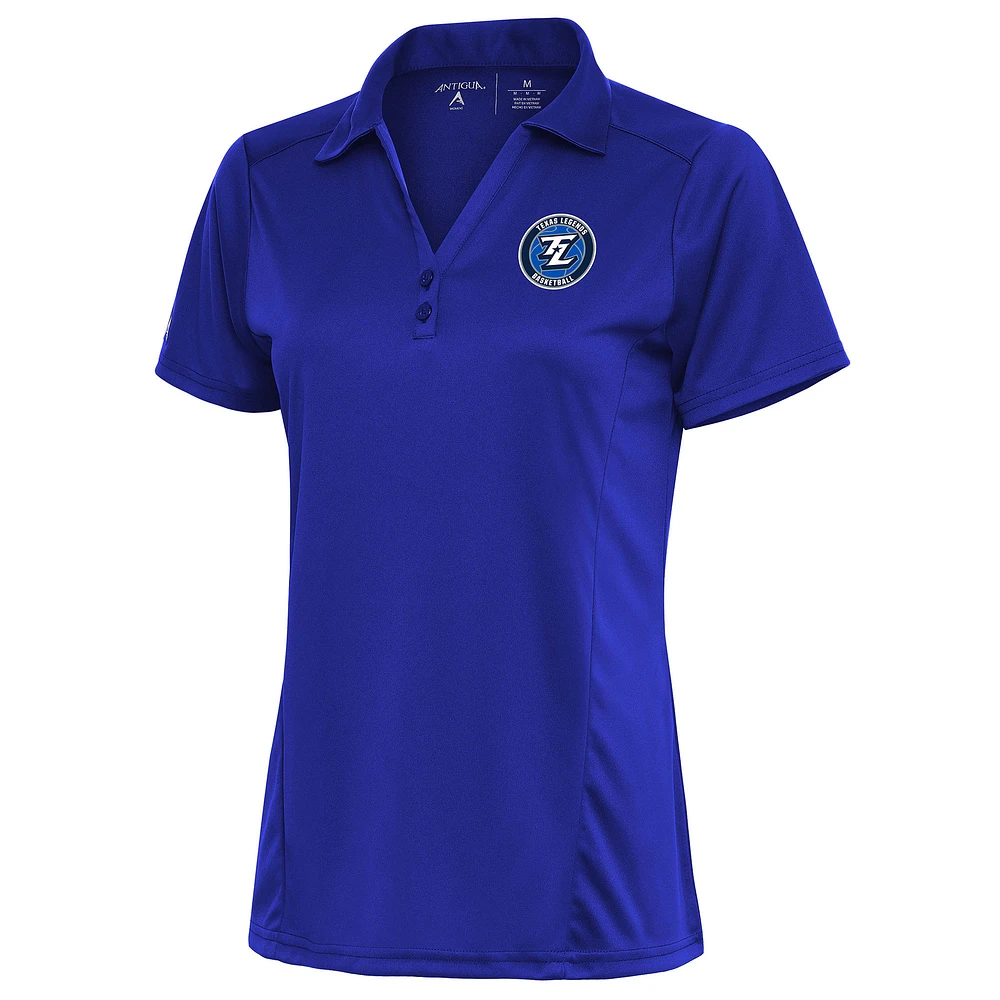 Women's Antigua Royal Texas Legends Tribute Polo