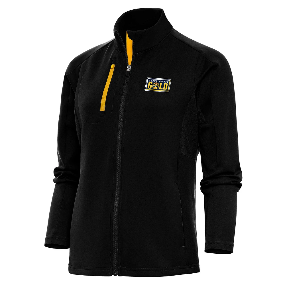 Women's Antigua Navy Grand Rapids Gold Generation Full-Zip Jacket