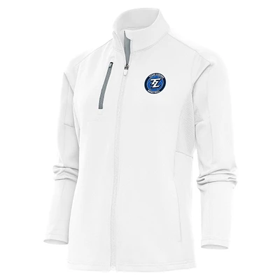 Women's Antigua White Texas Legends Generation Full-Zip Jacket