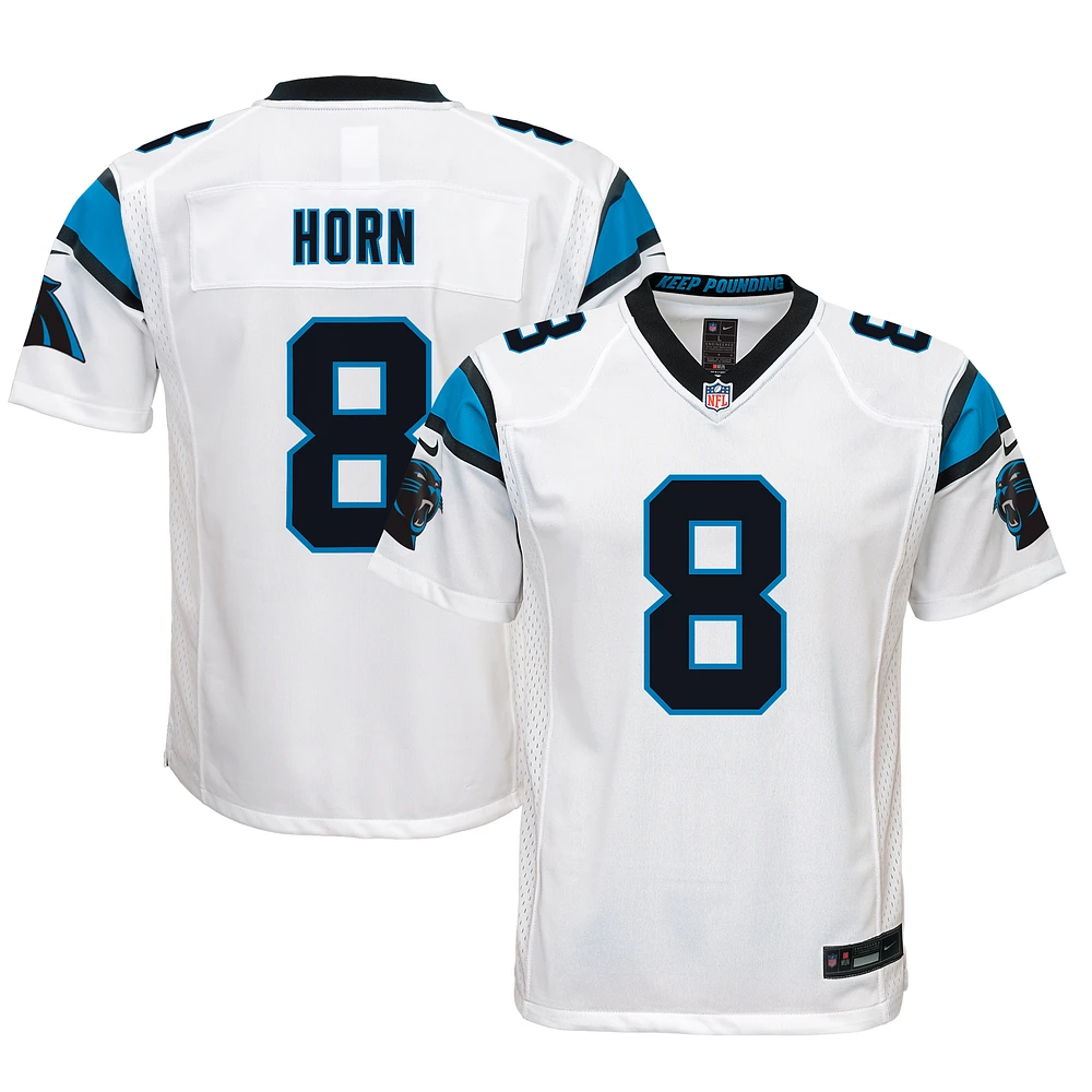 Youth Nike Jaycee Horn White Carolina Panthers Game Jersey