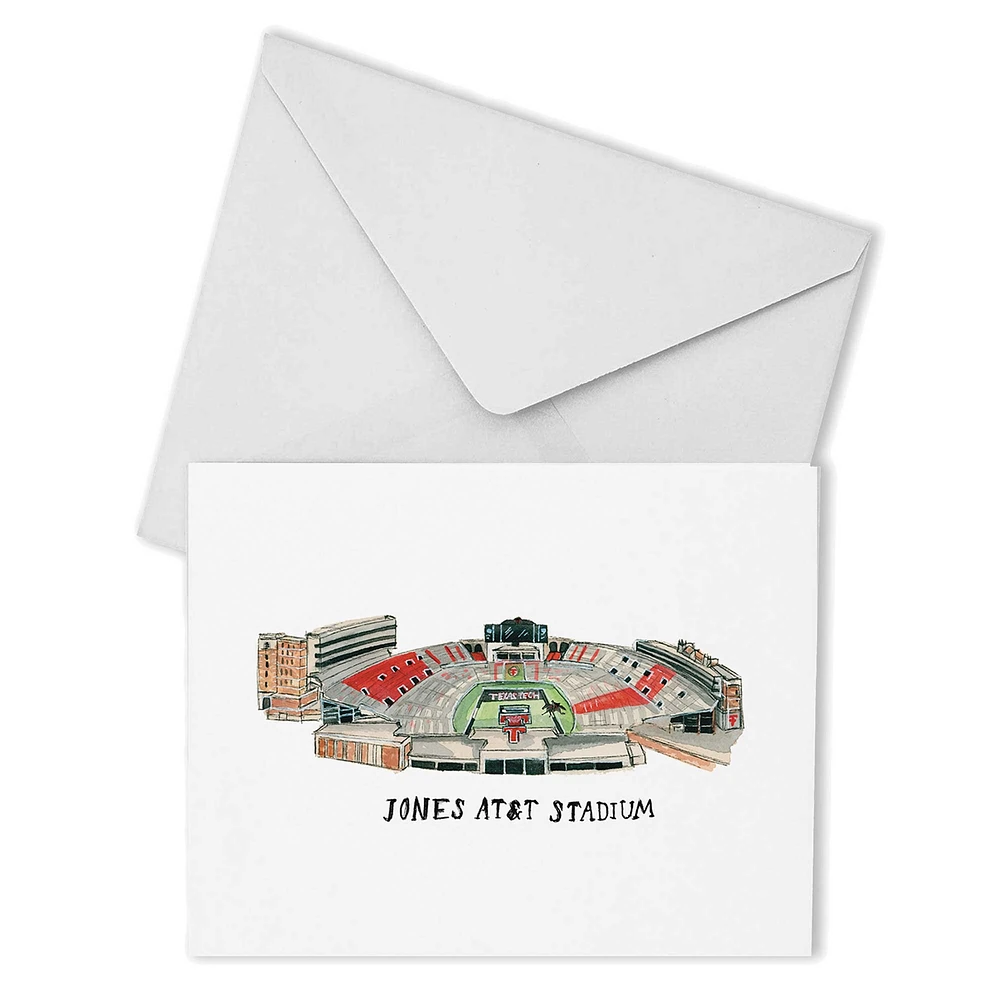 Texas Tech Red Raiders Valiant Stadium Boxed Note Card Set