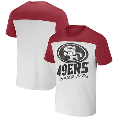Men's NFL x Darius Rucker Collection by Fanatics Cream San Francisco 49ers Colorblocked T-Shirt