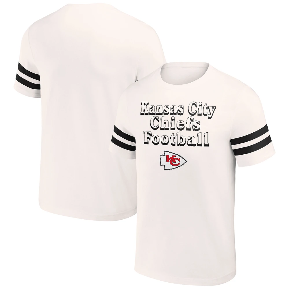 Men's NFL x Darius Rucker Collection by Fanatics Cream Kansas City Chiefs Vintage T-Shirt
