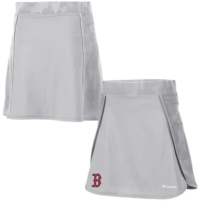 Women's Columbia Gray Boston Red Sox Up Next Skort