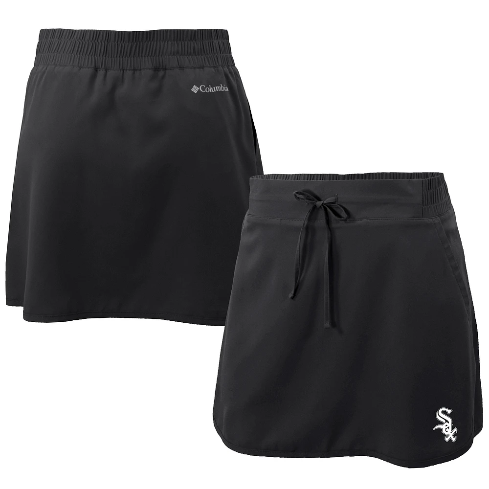 Women's Columbia Black Chicago White Sox Omni-Wick Lakewood Pines Skort