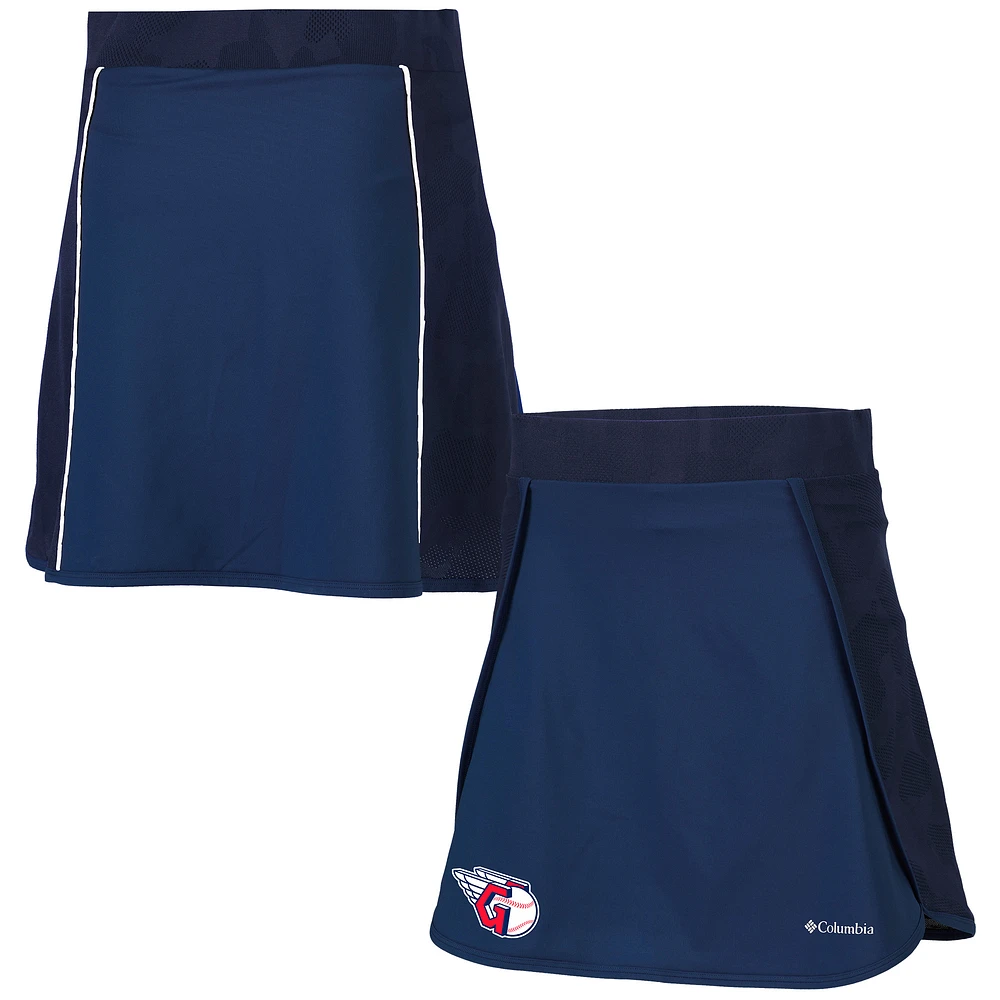 Women's Columbia Navy Cleveland Guardians Up Next Skort