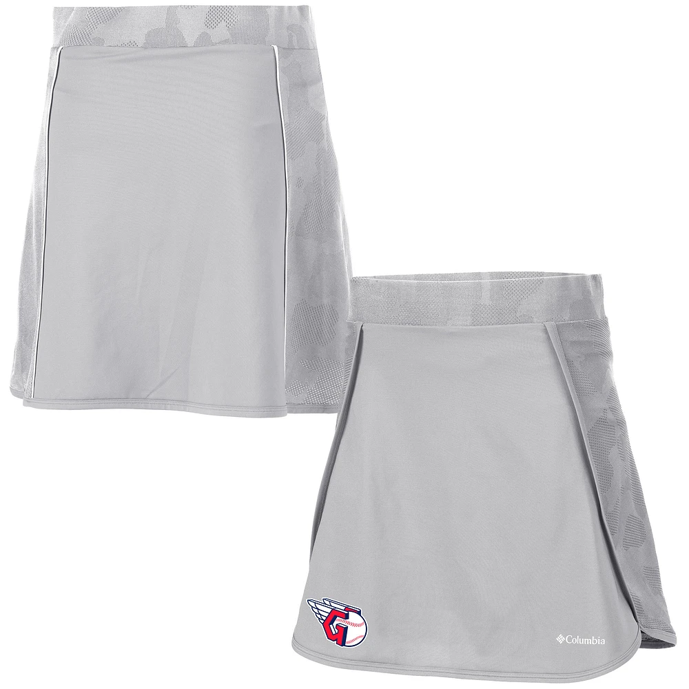Women's Columbia Gray Cleveland Guardians Up Next Skort
