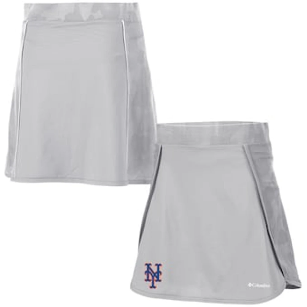 Women's Columbia Gray New York Mets Up Next Skort