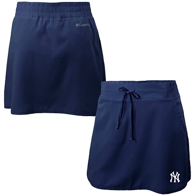 Women's Columbia Navy New York Yankees Omni-Wick Lakewood Pines Skort