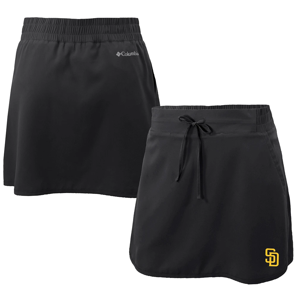 Women's Columbia Black San Diego Padres Omni-Wick Lakewood Pines Skort