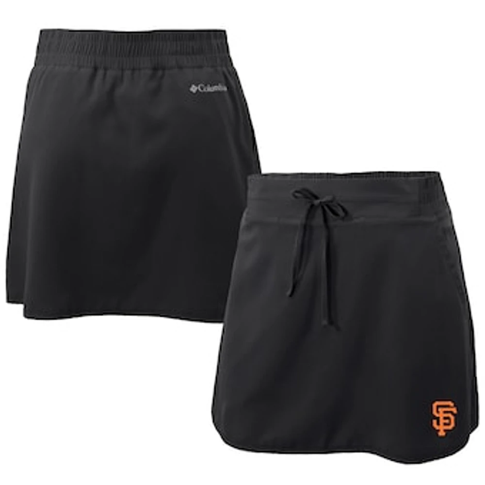 Women's Columbia Black San Francisco Giants Omni-Wick Lakewood Pines Skort