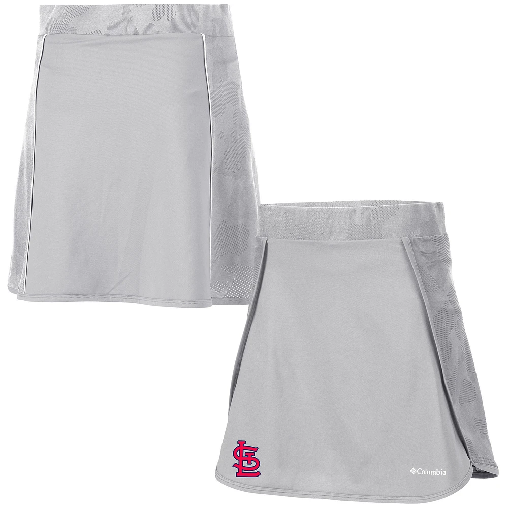 Women's Columbia Gray St. Louis Cardinals Up Next Skort
